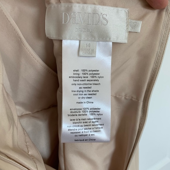 Spaghetti Strap Full Skirt Bridesmaid Dress - Picture 5 of 9